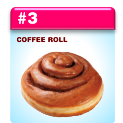 Combo #3 Coffee Roll or Cinnamon Twist with Med Coffee